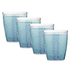 Fishnet 14 oz. Niagara Blue Insulated Drinkware (Set of 4)