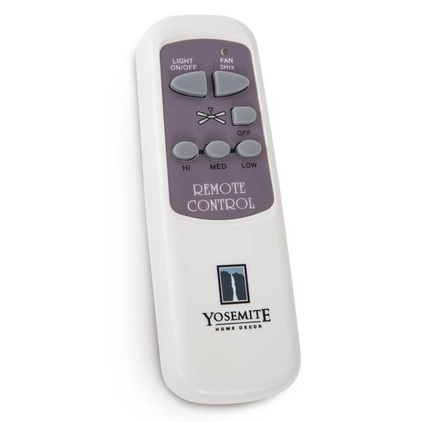 Yosemite Home Decor Remote Control for Ceiling Fans with 7.4 in. Motor Use