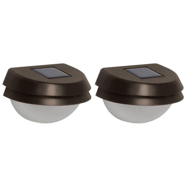 Malibu LED Solar Metal Fence Light (2-Pack)