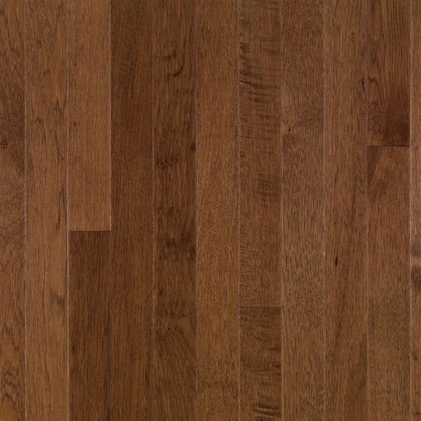 Bruce Plymouth Brown Hickory 3/4 in. Thick x 2-1/4 in. Wide x Varying Length Solid Hardwood Flooring (20 sqft / case)