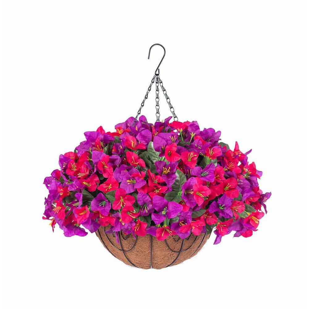 花 boelen 20.5 in. Multicolor Indoor/Outdoor Hanging Artificial