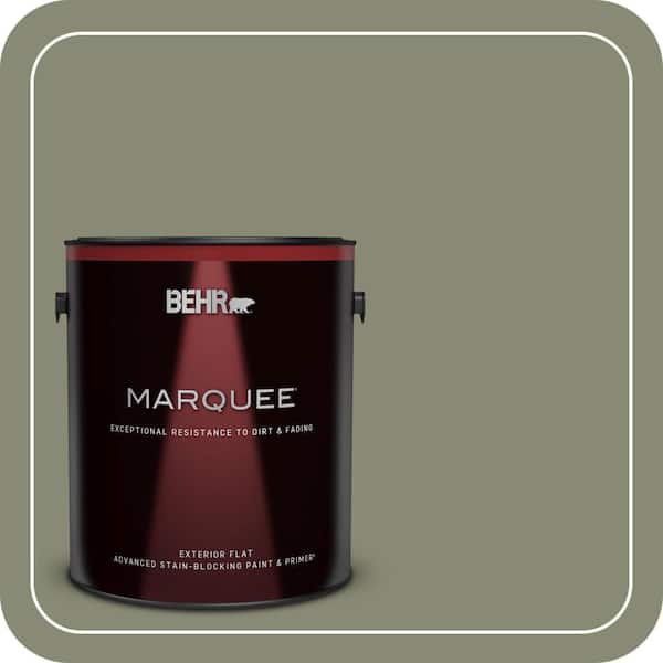 BEHR MARQUEE 1 gal. #PPU10-17 Aloe Thorn Flat Exterior Paint & Primer