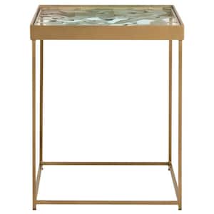 Lilian Gold/Glass Side Table