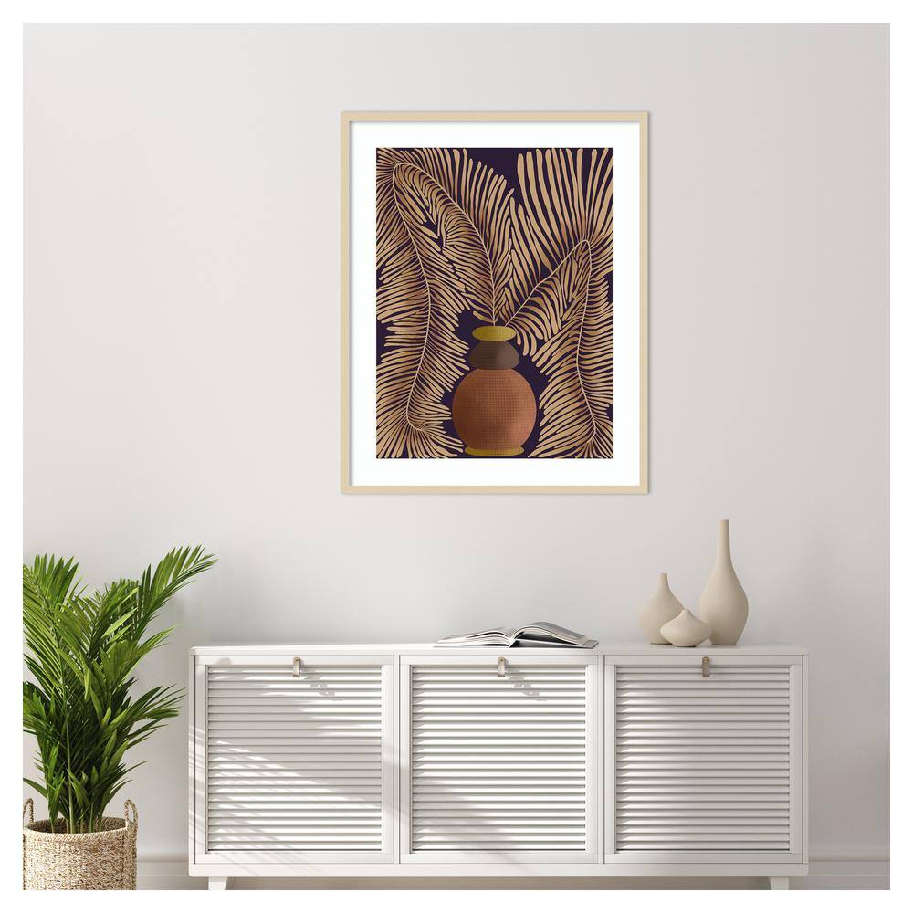 Regina Morre Svelte Natural Framed Botanical Graphic Art Print