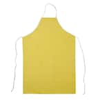 Non-woven Polypropylene Chemical Resistant Apron, OSFM, Yellow, (10-Pack)
