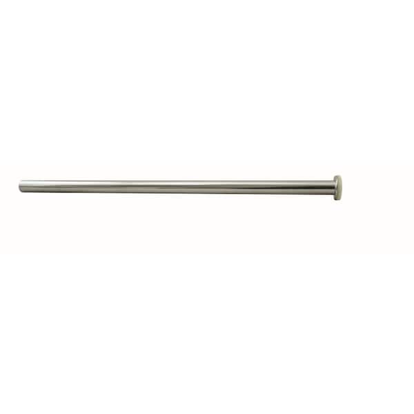Westbrass 1/2 in. x 12 in. Flat Head Toilet Supply Riser, Polished Chrome