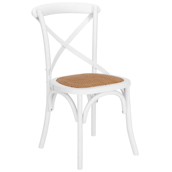 Poly and Bark Cafton Crossback Chair in White