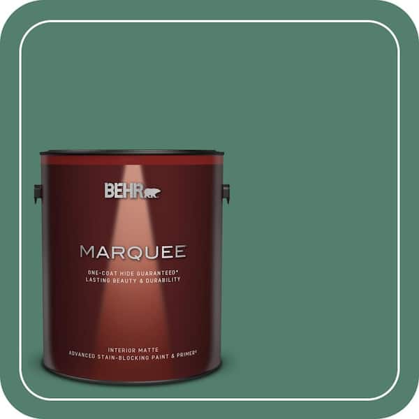 BEHR MARQUEE 1 gal. #M430-6 Park Bench One-Coat Hide Matte Interior Paint & Primer