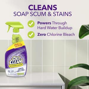 32 oz. Bathroom Shower, Tub, and Tile Cleaner with OxiClean Spray (2-Pack)