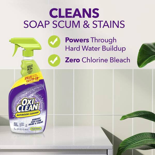 32 oz. Bathroom Shower, Tub, and Tile Cleaner with OxiClean Spray (6-Pack)