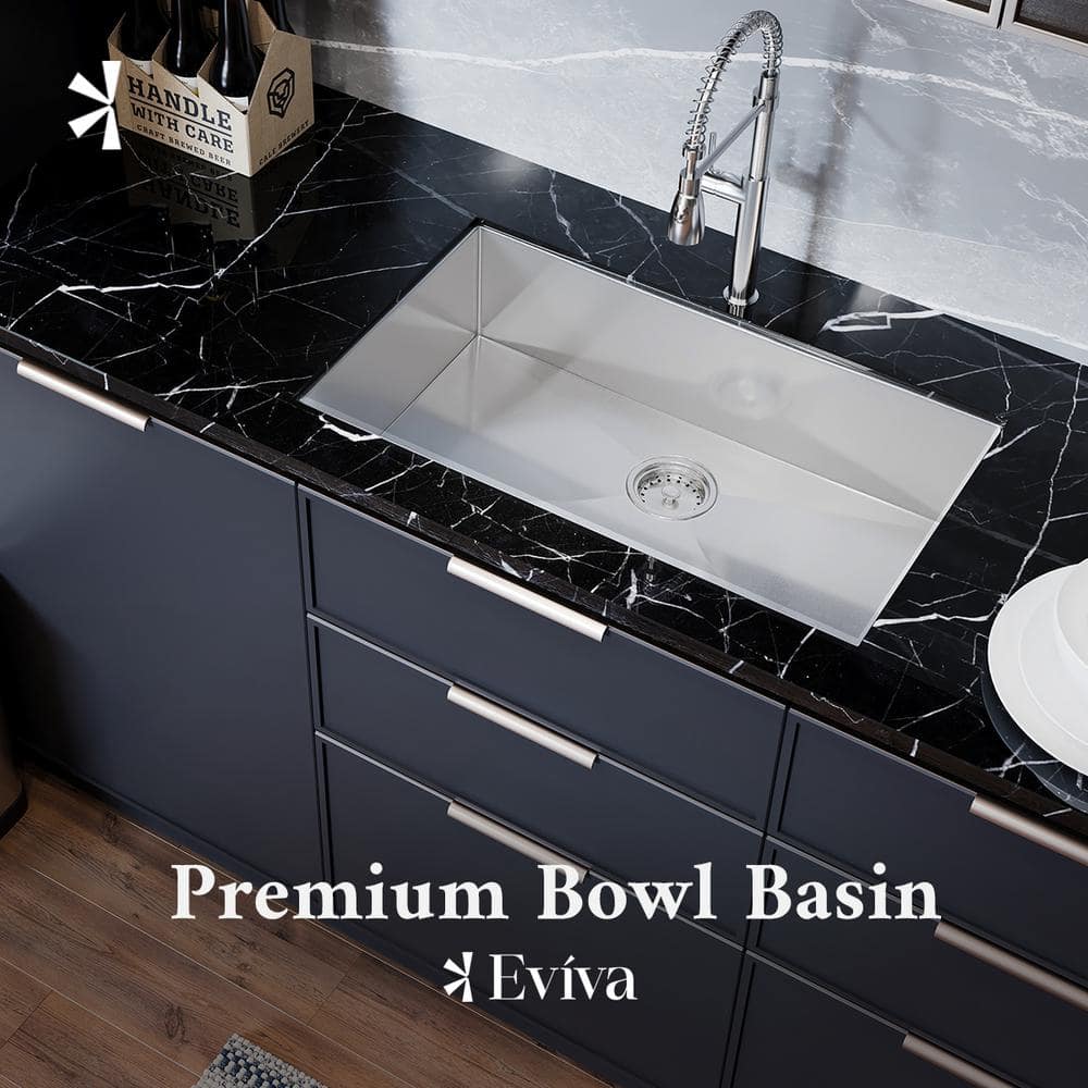 30.5'' Rectangular Stainless Steel Undermount Kitchen Sink