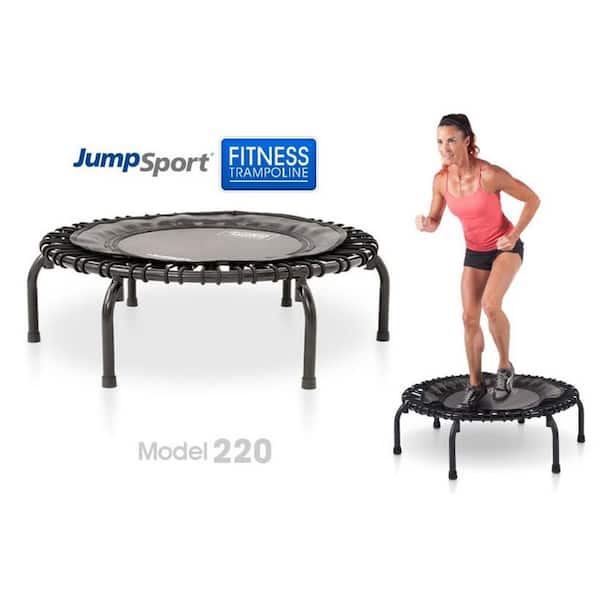 JUMPSPORT 570 PRO Indoor Durable Lightweight 44 in. Fitness Trampoline,  Black RBJ-S-20765-07 - The Home Depot