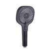 Flynama 3-Spray Pattern 4.72 in. Wall Mount Handheld Fixed Shower Head in Matte Black RB-RHS95001MB