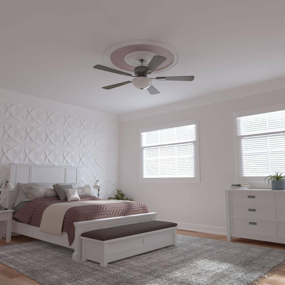 Floral Classic White Polyurethane Ceiling Ring Kit