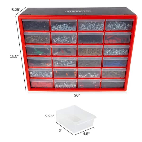 Stackable Storage Drawers Set of 10, Plastic Drawers Organizer for Small  Parts Screw Craft Organizer, Mini Drawer Organizer with Dividers and Paper