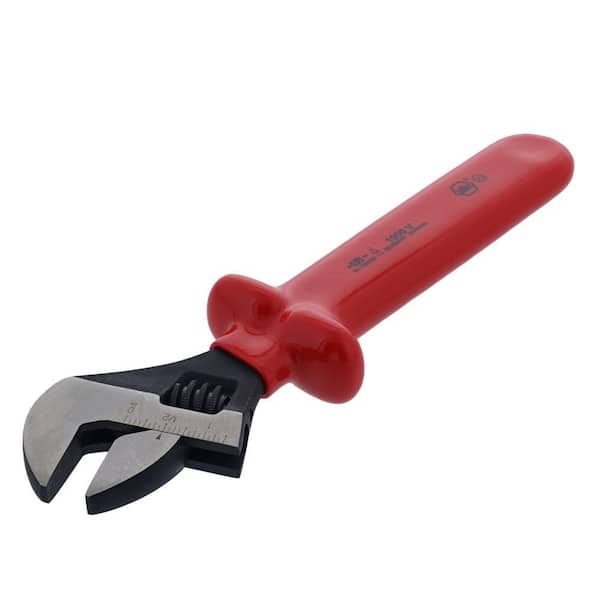10 in. 1000-Volt Insulated Adjustable Wrench