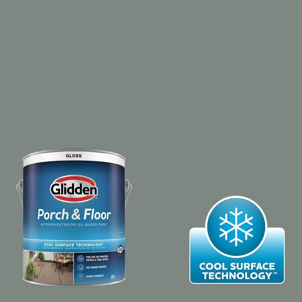 Glidden Porch and Floor 1 gal. PPG1006 Thunderbolt Gloss Interior