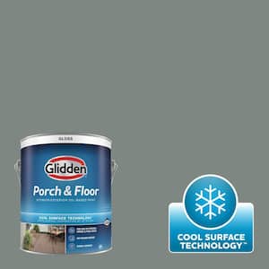 1 gal. PPG10-06 Thunderbolt Gloss Interior/Exterior Porch and Floor Paint with Cool Surface Technology