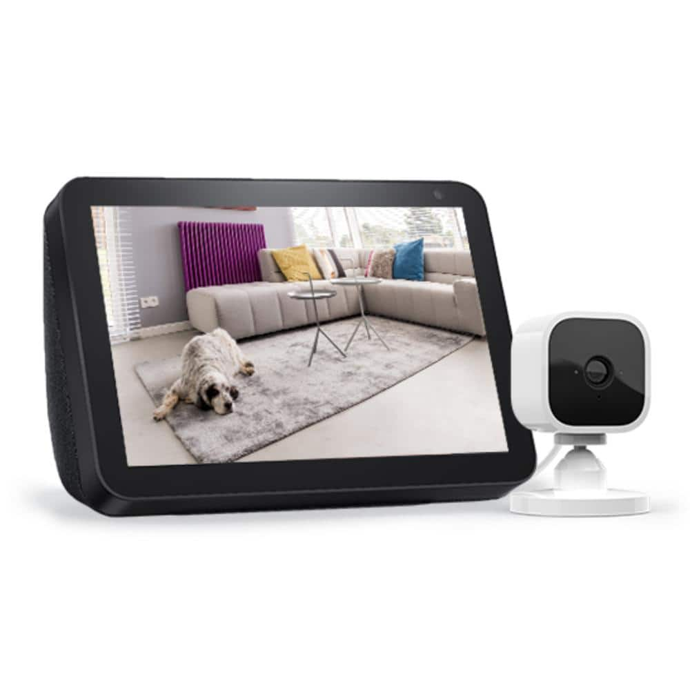 Assistant Smart Home  Echo Show 8 Noir Charcoal - PowerPlanet