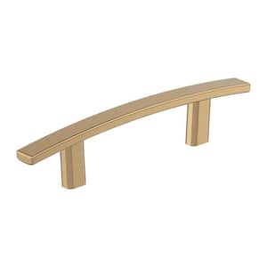 Cyprus 3 in. (76mm) Modern Champagne Bronze Arch Cabinet Pull
