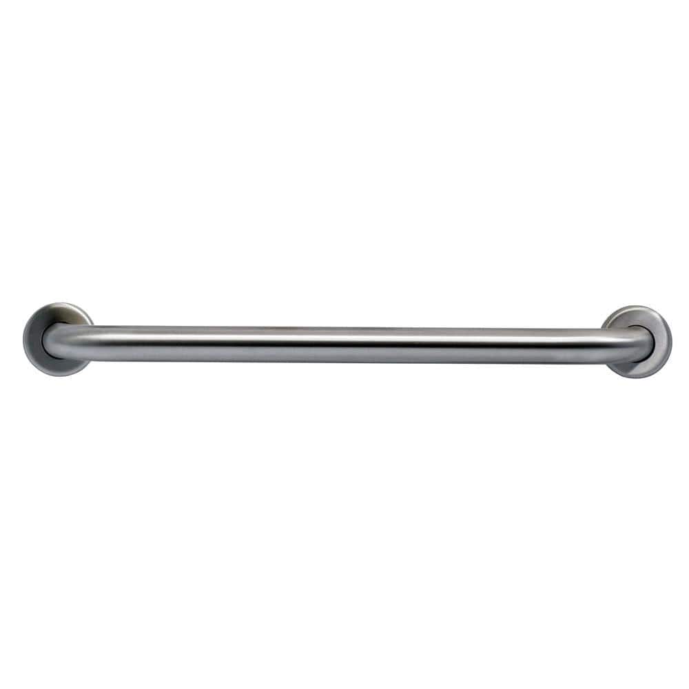 CareGiver 24 in. x 1-1/2 in. Grab Bar in Stainless Steel