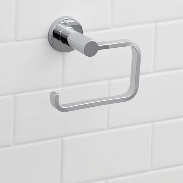 Modern Towel Ring in Chrome