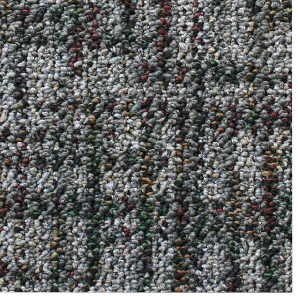 TrafficMaster Carpet Sample - Business Case - Color Gray Skies Pattern 8 in. x 8 in.