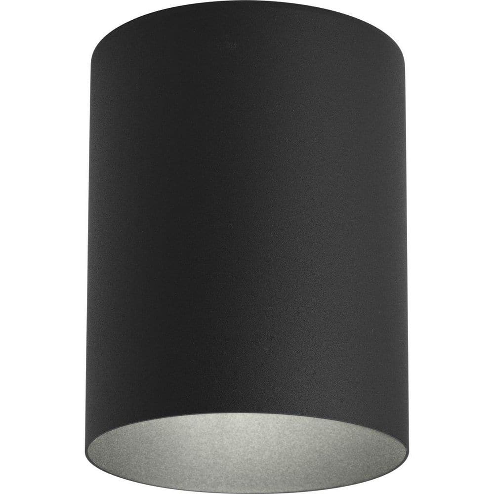 "Cylinder Collection 5"" Black Modern Outdoor Ceiling Light" price history on PriceWatchPro