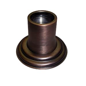 1 in. Decorative Shower Rod Flange in Oil Rubbed Bronze