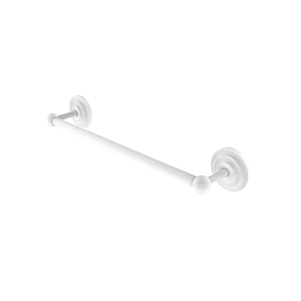 Prestige Que New Collection 24 in. Wall Mounted Towel Bar in Matte White price history on PriceWatchPro