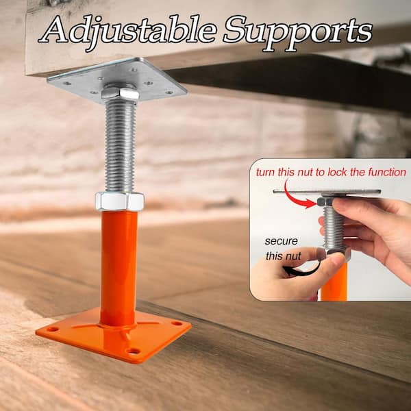 Laybus Orange Alloy Steel Painted Surface 5 in.-8 in. Mini Screw