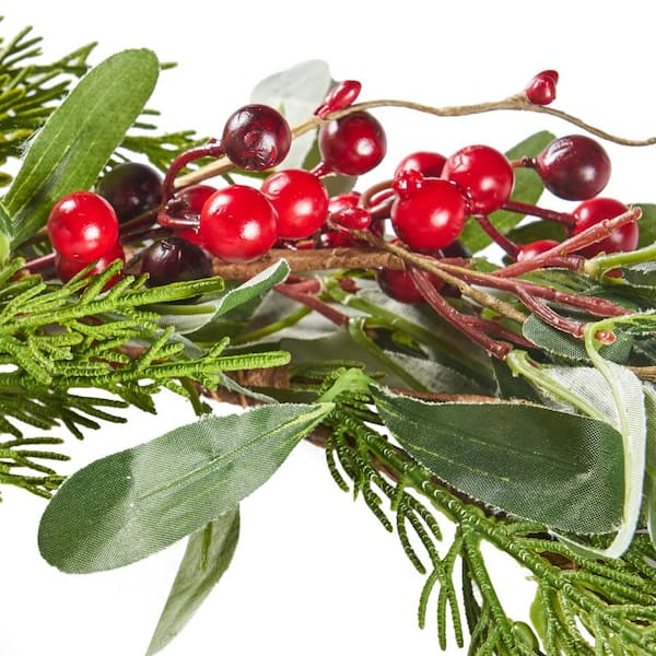 Noble House Mariette 4.5 ft. Snowberry Artificial Christmas