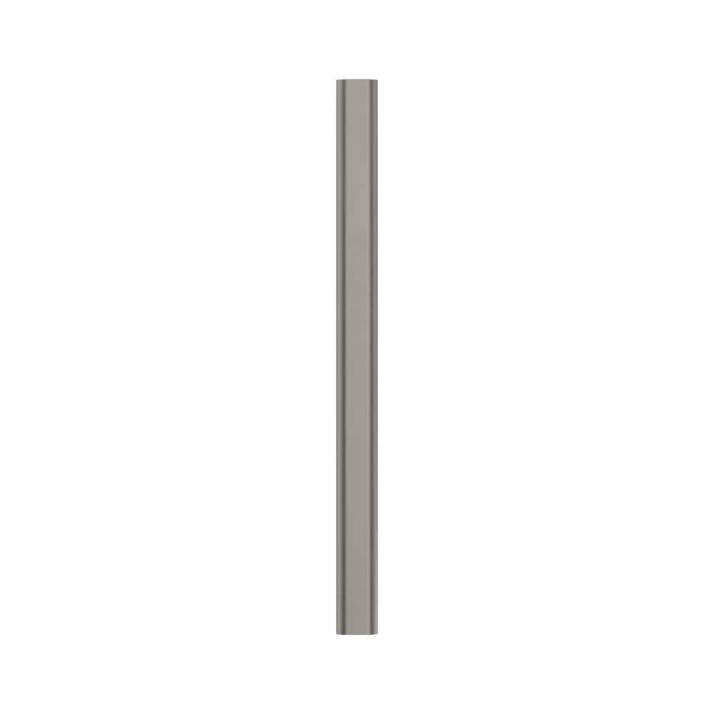 Satin Nickel Modern Cabinet Bar Pull with Mounting Hardware