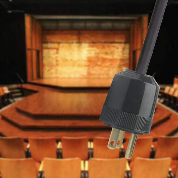 Pass & Seymour Dead Front 15 Amp 125-Volt NEMA 5-15P Straight Blade Plug