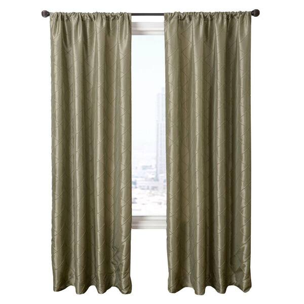 null Sheer Sage Colchester Rod Pocket Curtain - 54 in.W x 84 in. L