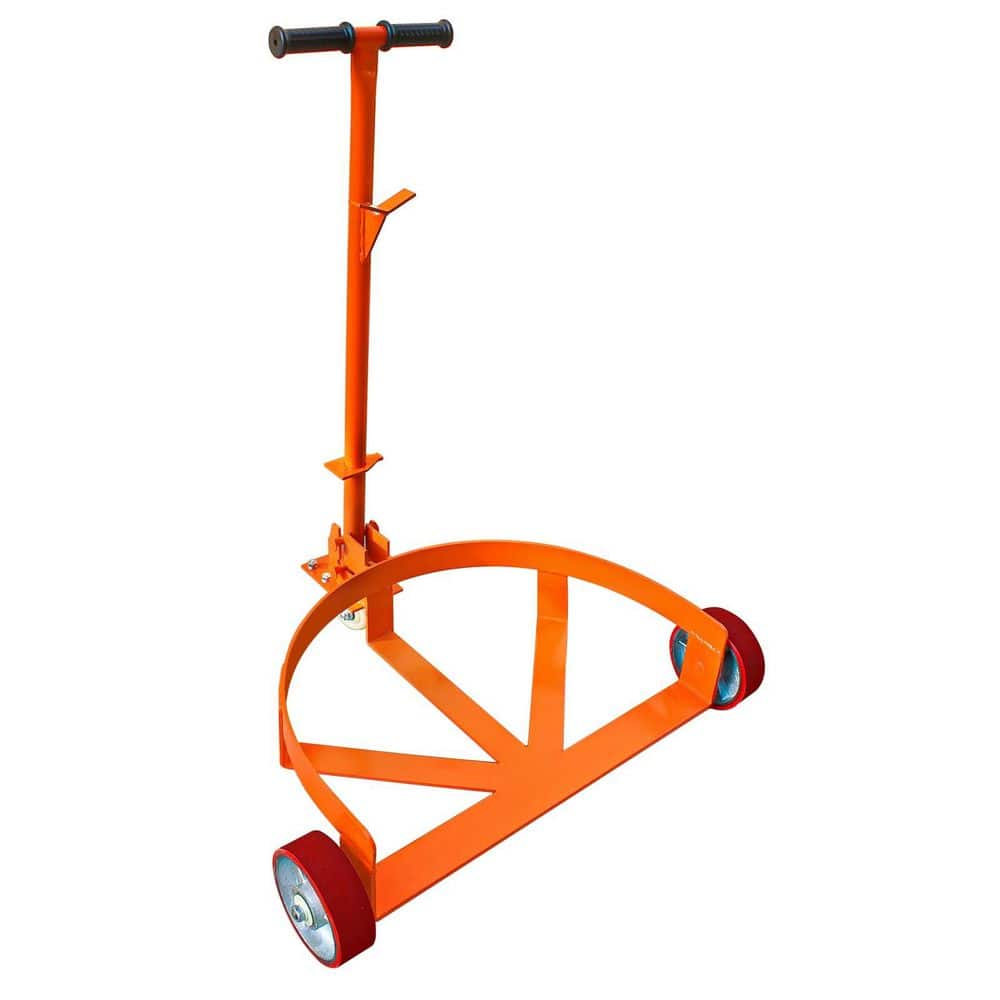 55 gal. Orange Drum Cradles, 1200 lbs Capacity with Adjustable Handle and Locking Caster for Industrial Warehouse price history on PriceWatchPro