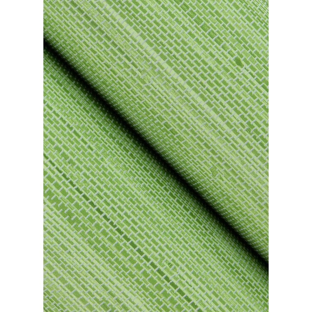 Citrus Green Faux Grasscloth Peel and Stick Wallpaper Roll