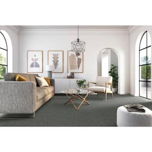 Tailored - Solitude - Blue 38 oz. SD Polyester Pattern Installed Carpet