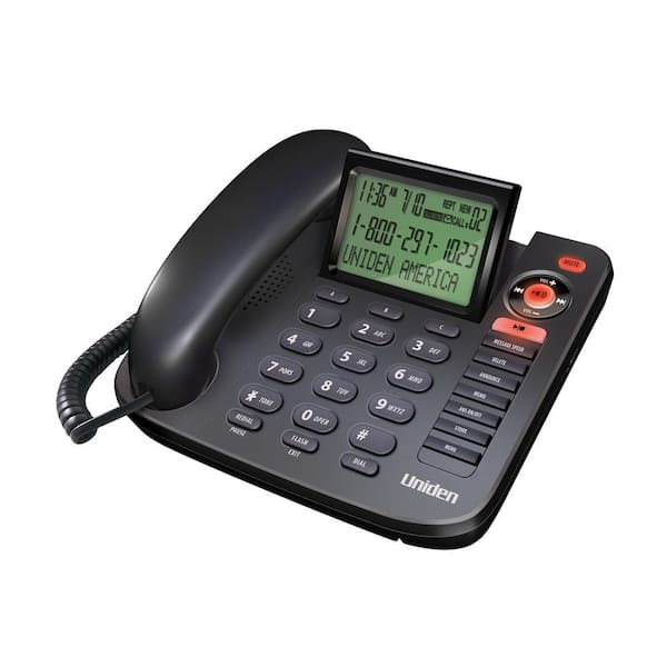 Uniden Desktop Corded Phone with Caller ID and Answering System-DISCONTINUED