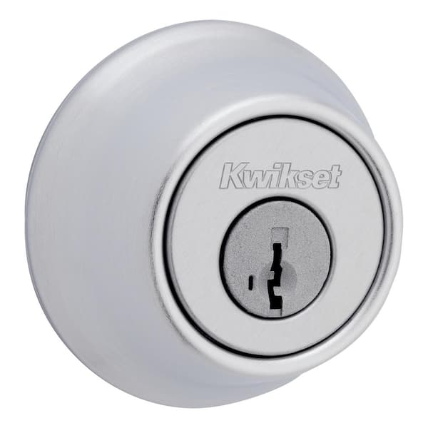 Kwikset Delta Satin Chrome Keyed Entry Door Handle and Single
