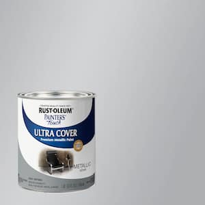 32 oz. Ultra Cover Metallic Silver General Purpose Paint (Case of 2)