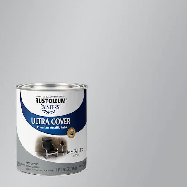 Rust-Oleum Painter's Touch 32 oz. Ultra Cover Metallic Silver General Purpose Paint