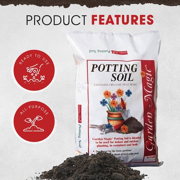 20 lbs. Garden Magic General Purpose Potting Soil Mix Bag