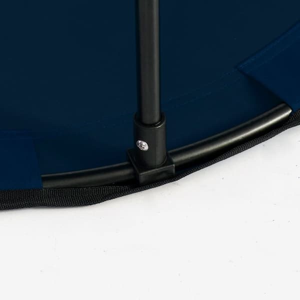 SEINA Folding Camp Table 27.5 in. round table, Metal Frame