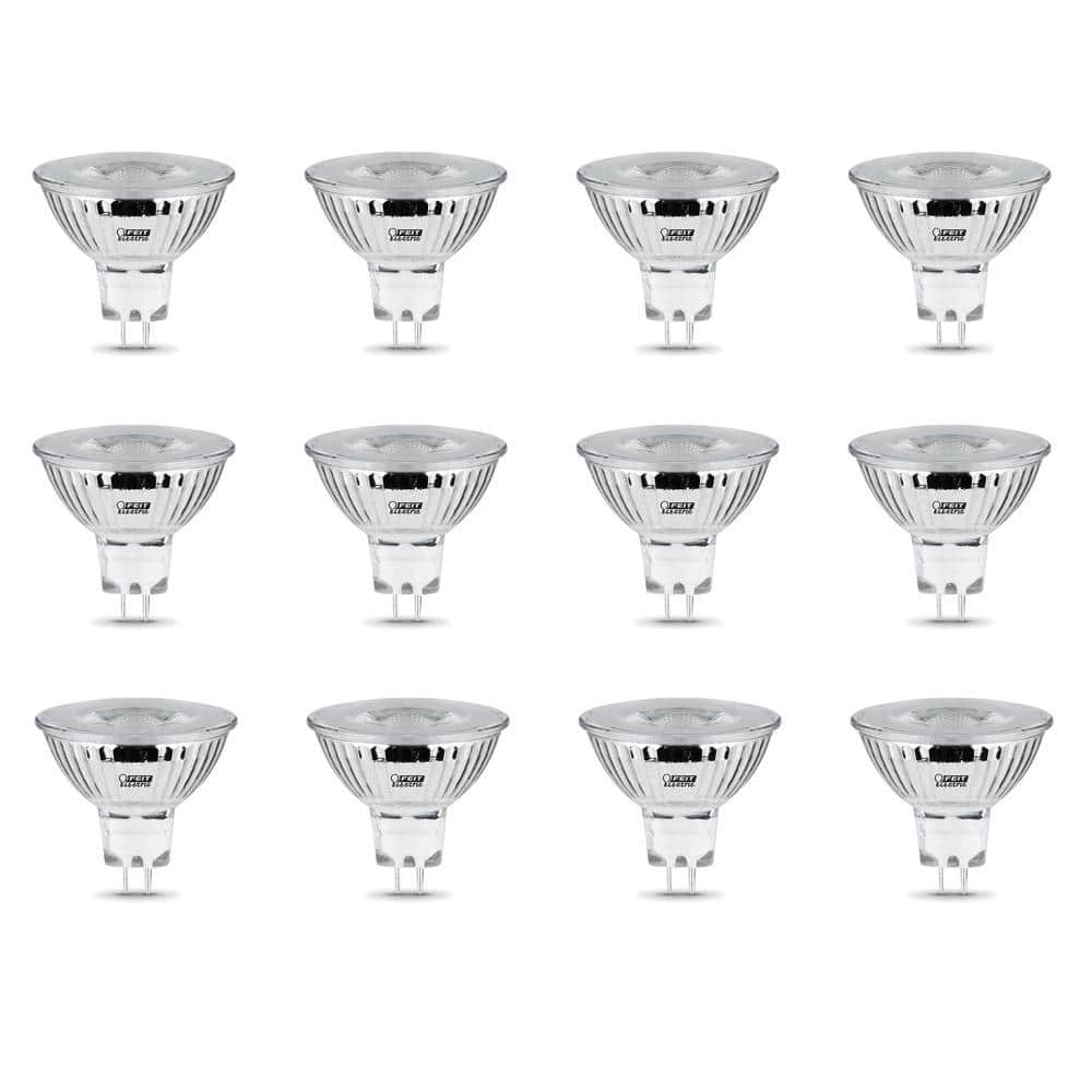 20-Watt Equivalent MR16 GU5.3 Bi-Pin Dimmable Track Lighting 90+ CRI Chrome