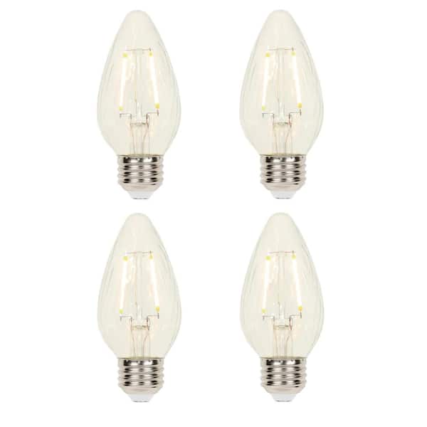 Westinghouse 25-Watt Equivalent F15 Dimmable Filament LED Light Bulb Soft White (4-Pack)