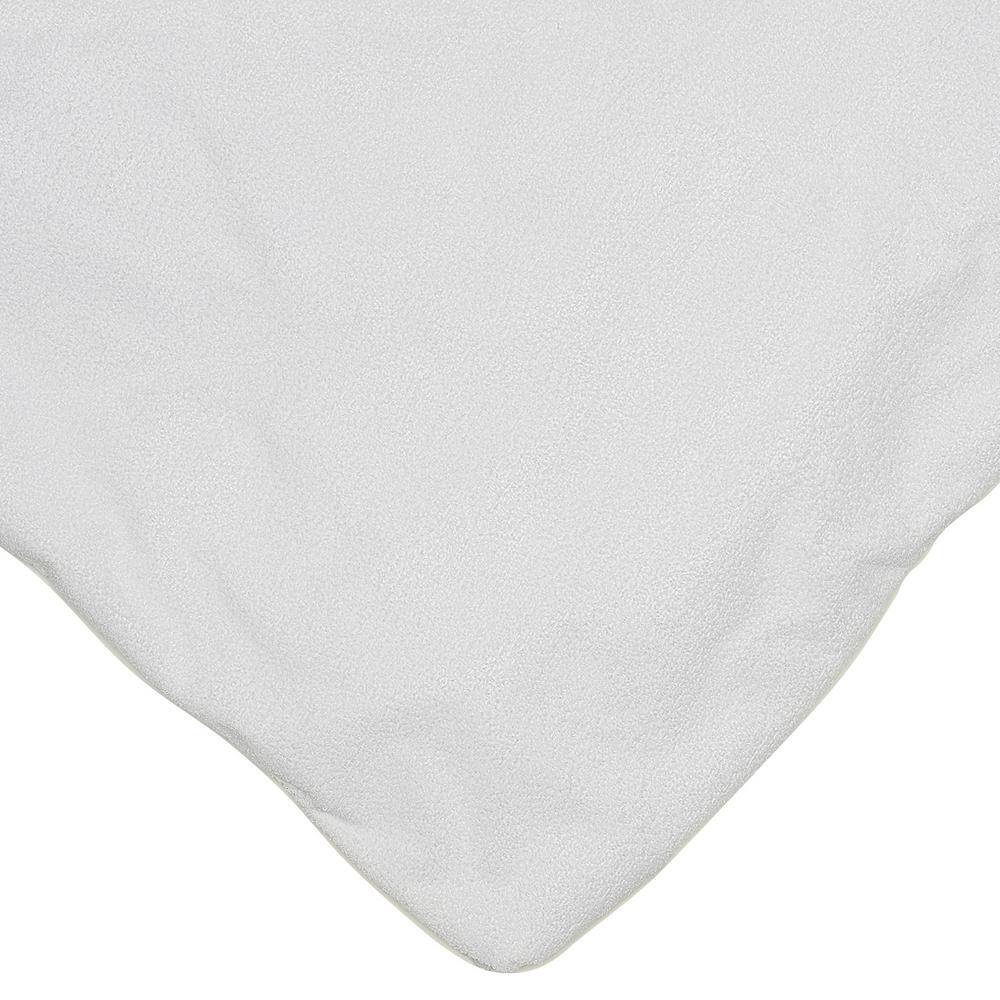Twin White Terry Cloth Waterproof Mattress Protector