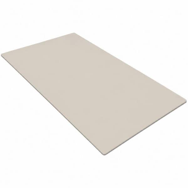 47.3 in. x 23.6 in. Silicone Beige Gray Countertop Protector Mat with Heat Resistance and Non-Slip Surface