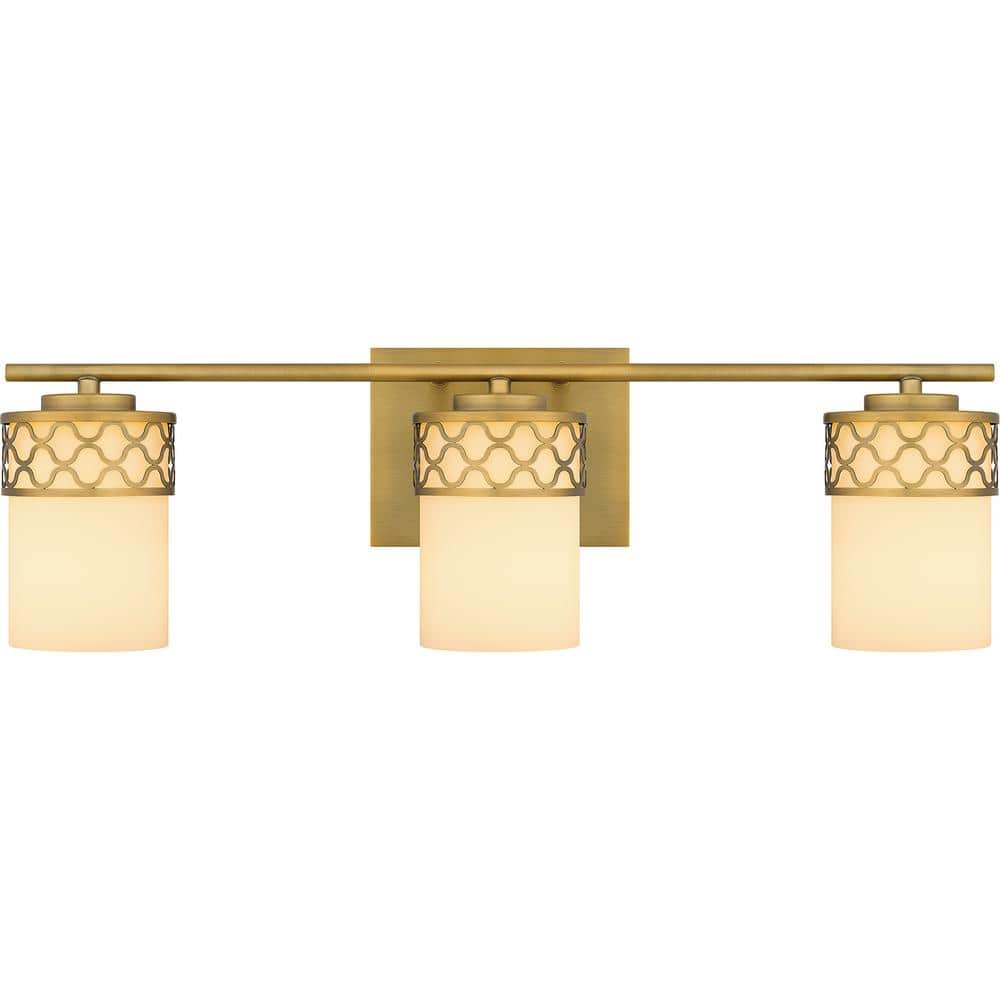 Tenley 24.25 in. 3 Light Aged Brass Vanity Light price history on PriceWatchPro