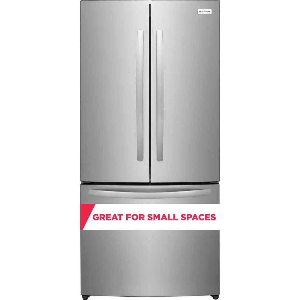 31.5 in. 18 cu. ft. Counter Depth French Door Refrigerator in Fingerprint-Resistant Stainless Look